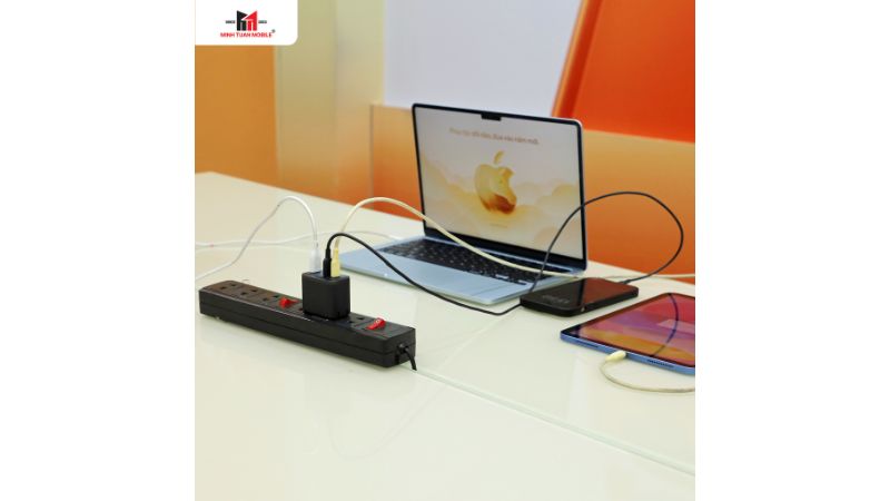 Cốc sạc nhanh Anker 70W Nano 3 cổng 2C1A A121A-A121AJ11-10