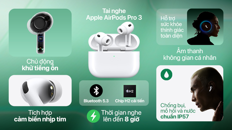 Tai nghe Apple AirPods Pro 3-MFHP4ZP A-2