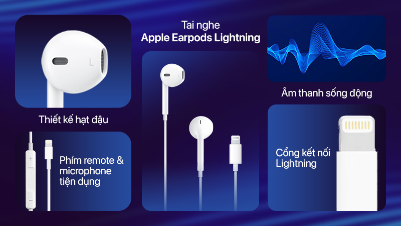 Tai nghe Apple Earpods Lightning Chính Hãng TBH-TBH-MMTN2ZA A-2