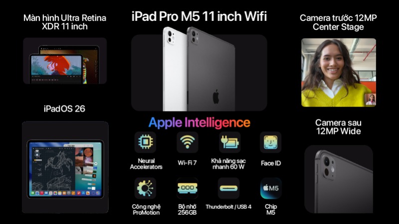 iPad Pro M5 11 inch Wifi 256GB-MDWL4ZA A-2