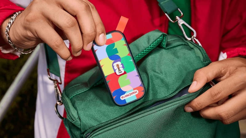 Ổ cứng di động SSD Sandisk FIFA World Cup 2026 1TB 800MB s ‎(SDSSDE30F-1T00-G25)-SDSSDE30F-1T00-G25-4