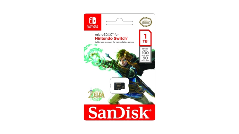 Thẻ nhớ MicroSDXC SanDisk Nintendo Licensed UHS-I 1TB upto 100MB s Zelda (SDSQXAO-1T00-GN3ZN)-SDSQXAO-1T00-GN3ZN-4