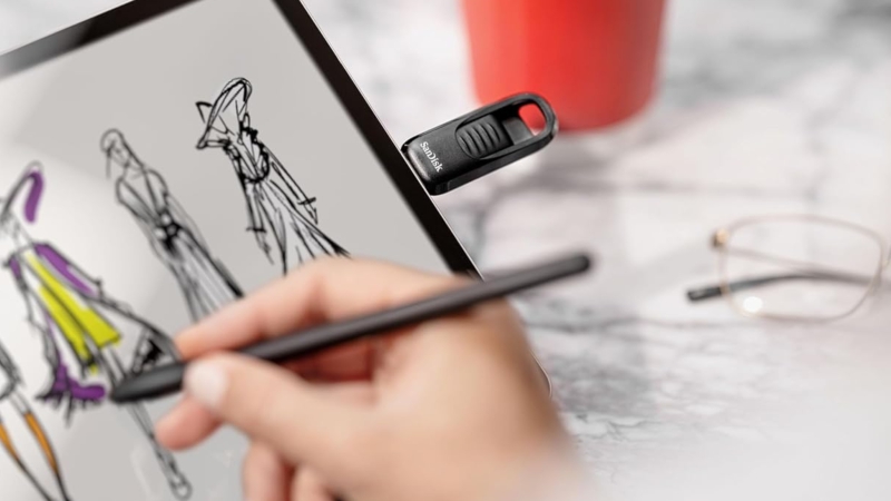 USB 3.2 Gen 1 SanDisk Ultra Slider Type-C 256GB 400MB s (SDCZ480-128G-G46)-SDCZ480-256G-G46-9