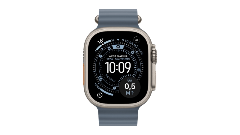 Apple Watch Ultra 3 (2025) 49mm 5G Viền Titan Dây Cao Su-MF0J4SA A-6