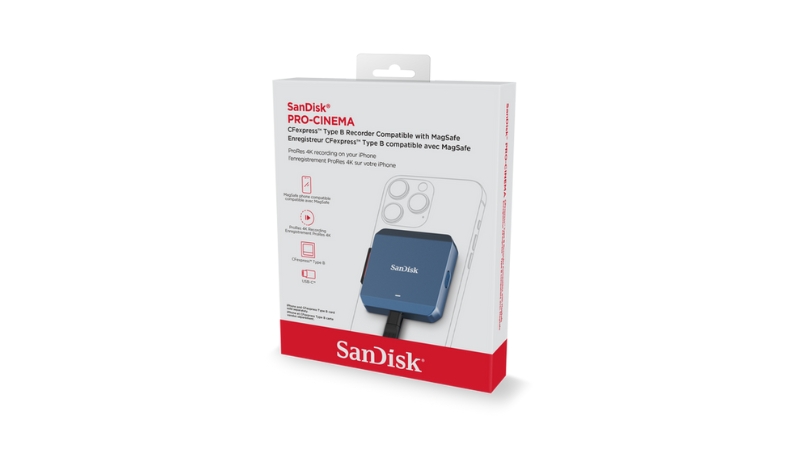 Đầu đọc thẻ nhớ CFexpress Type-B SanDisk Pro-Cinema Magsafe USB 3.2 Gen 2 (SDDR-F941-GNKNN)-SDDR-F941-GNKNN-6