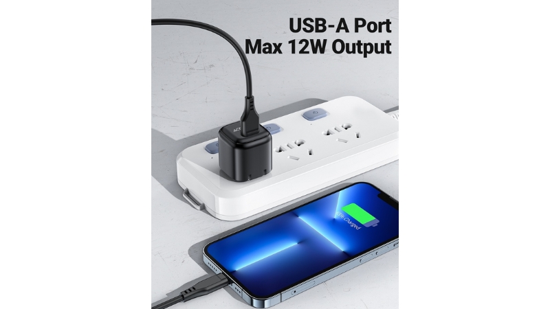Cốc sạc ACEFAST 12W USB-A DA1 - Qua Sử Dụng-DA112 - QSD-2