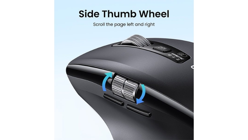 Chuột máy tính công thái học không dây Ugreen M751-M751-55375-2