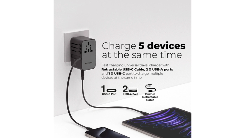 Sạc đa năng Mazer 70W InfiniteTravel LinkIF Travel370-M-IFTRAVEL370-BG-18