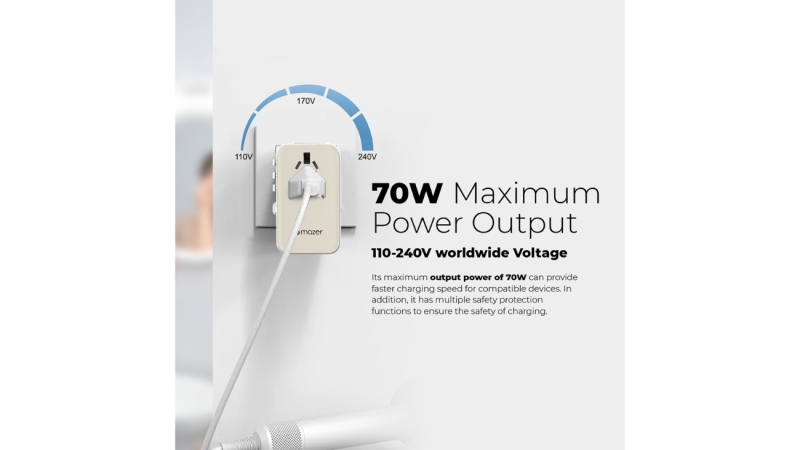 Sạc đa năng Mazer 70W InfiniteTravel LinkIF Travel370-M-IFTRAVEL370-BG-23