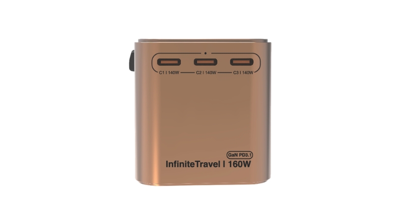 Sạc đa năng Mazer 160W PD GaN Infinite-M-IFTRAVEL1160PD-DT-10
