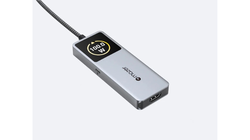 Hub chuyển đổi Type-C Mazer 5 in 1 Ai InfiniteHub Ultra-M-AI-HUB70-GY-11