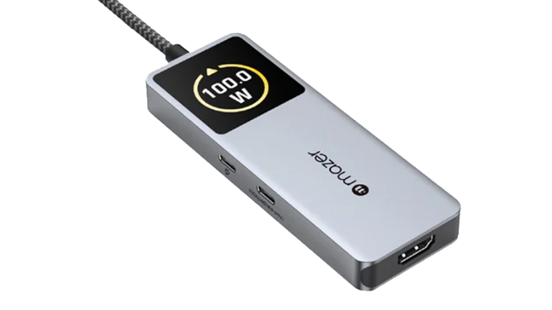 Hub chuyển đổi Type-C Mazer 6 in 1 Ai InfiniteHub Ultra-M-AI-HUB71-GY-9