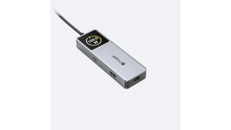 Hub chuyển đổi Type-C Mazer 7 in 1 Ai InfiniteHub Ultra-M-AI-HUB72-GY-8