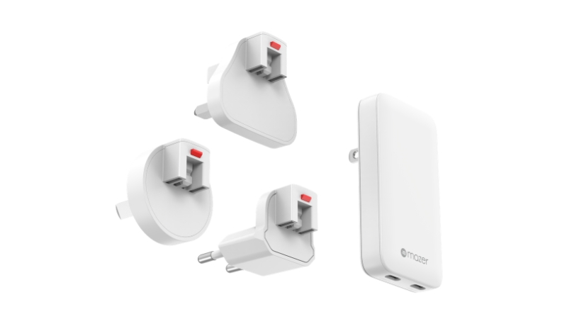 Cốc sạc nhanh Mazer Prestige 65W 1C1A GaN3 Pro-M-G65SLIM-BK-14