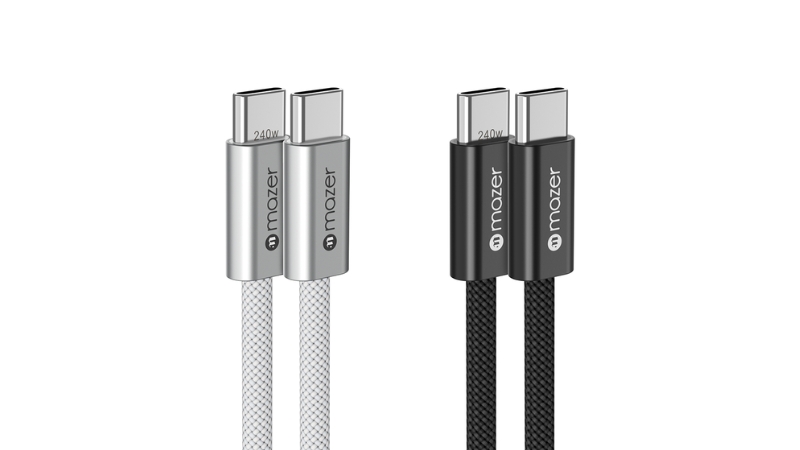 Cáp Type-C to Type-C Mazer 240W 1m InfiniteLink Flex 2-M-FLEX2-C1M-BK-13