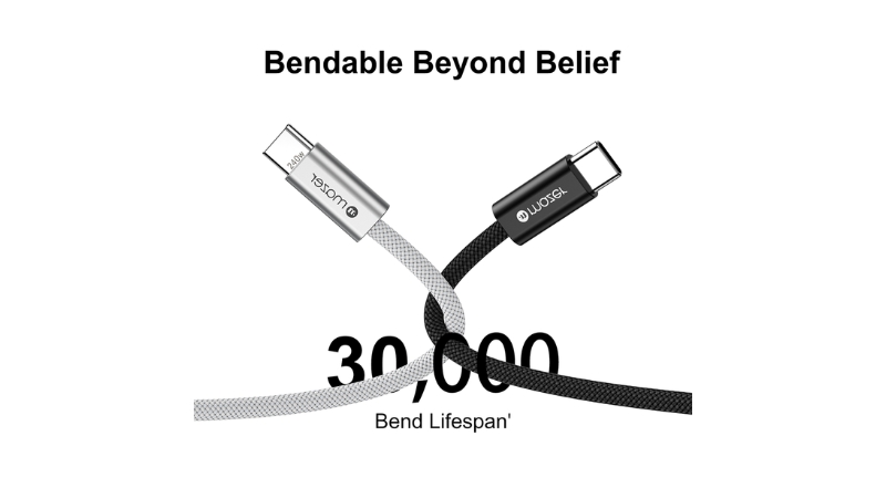 Cáp Type-C to Type-C Mazer 240W 1m InfiniteLink Flex 2-M-FLEX2-C1M-BK-17