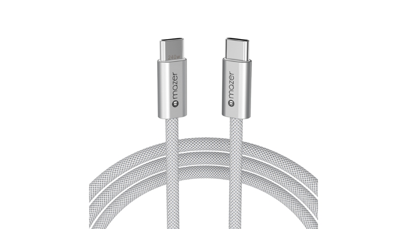 Cáp Type-C to Type-C Mazer 240W 1m InfiniteLink Flex 2-M-FLEX2-C1M-BK-8
