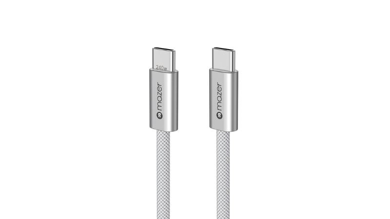 Cáp Type-C to Type-C Mazer 240W 1m InfiniteLink Flex 2-M-FLEX2-C1M-BK-9