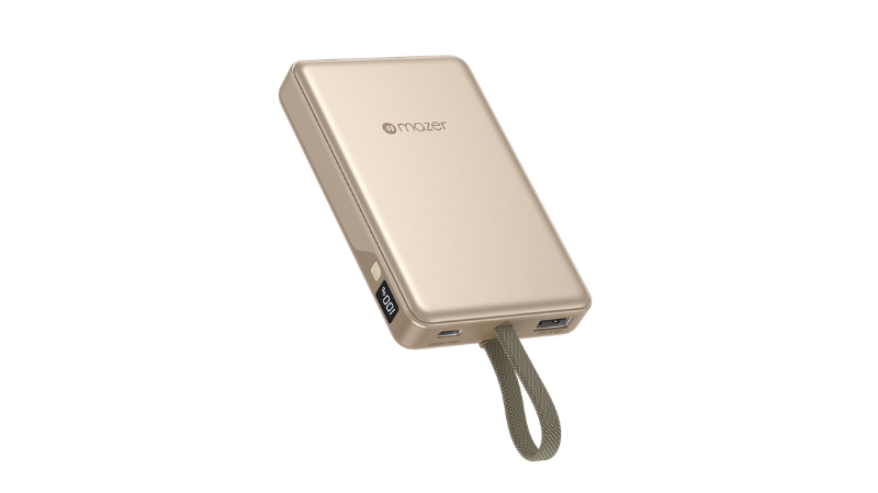 Pin sạc dự phòng Mazer 10.000 mAh 35W PowerCharge LINK tích hợp cáp sạc-M-PC35L10V3-BG-3