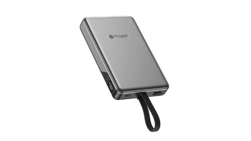 Pin sạc dự phòng Mazer 10.000 mAh 35W PowerCharge LINK tích hợp cáp sạc-M-PC35L10V3-BG-4