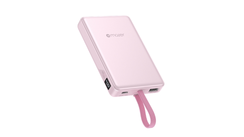 Pin sạc dự phòng Mazer 10.000 mAh 35W PowerCharge LINK tích hợp cáp sạc-M-PC35L10V3-BG-2