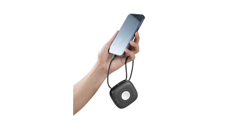 Pin sạc dự phòng Mazer 10.000 mAh 20W Qi2 4in1 MagLink18i tích hợp cáp sạc-M-MAGLINK18I-CR-30