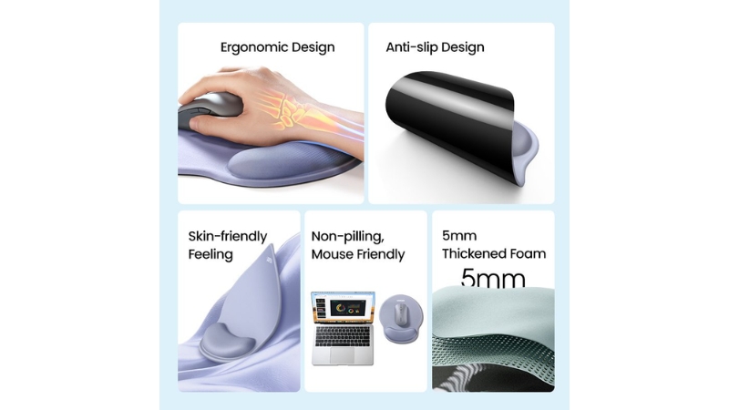 Tấm lót chuột kê cổ tay Ugreen LP668-LP668 -25244-6
