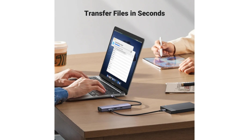 Hub chuyển đổi Type-C Ugreen 6 in 1 CM512 15598-CM512-15598-2