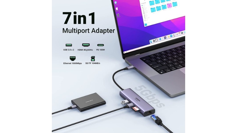 Hub chuyển đổi Type-C Ugreen 7 in 1 CM512 60515-CM512-60515-4