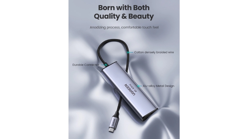 Hub chuyển đổi Type-C Ugreen 7 in 1 CM512 60515-CM512-60515-14