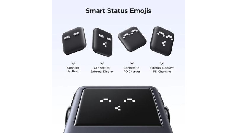 Hub chuyển đổi Type-C Ugreen 6 cổng Groovy Robot Uno 35998-CD361-35998-8