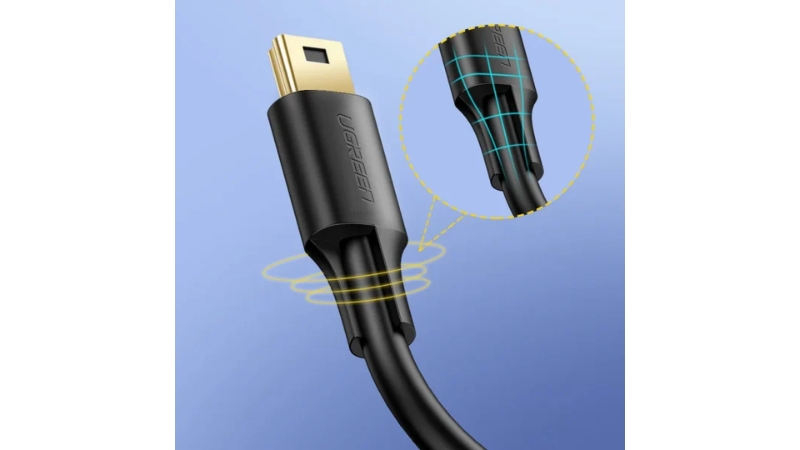 Cáp truyền dữ liệu USB sang Mini USB đầu mạ vàng Ugreen US132-10355-12