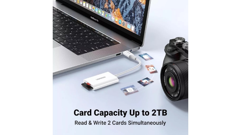 Đầu đọc thẻ nhớ SD TF chuẩn Type-C Ugreen 35622 (hỗ trợ thẻ 2TB)-CM265-35622-3