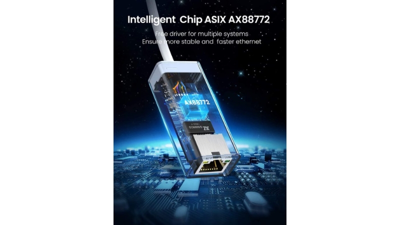 Hub chuyển đổi USB 2.0 sang LAN 10 100 Mbps CR110-CR110-20254-4