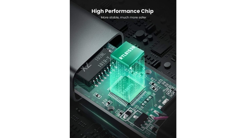 Hub chuyển đổi Type-C sang LAN 1000 Mbps CM199-CM199-50737-5