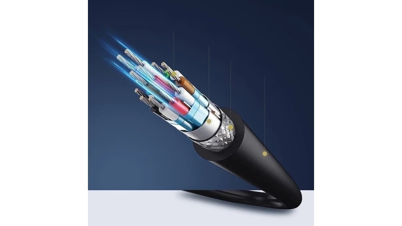 Cáp VGA tròn 2 đầu đực màu đen Ugreen VG101-VG101-11630-9