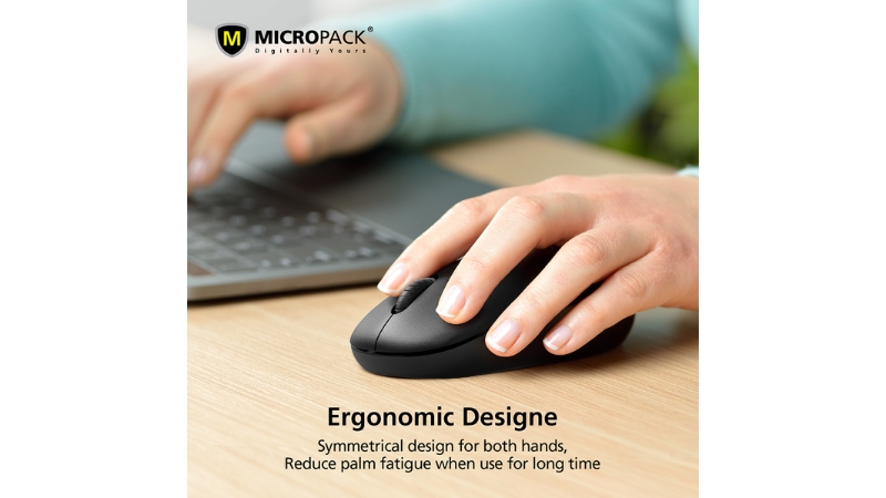 Chuột không dây MicroPack RF2.4G Silent MP-712W-MP-712W-BL-10