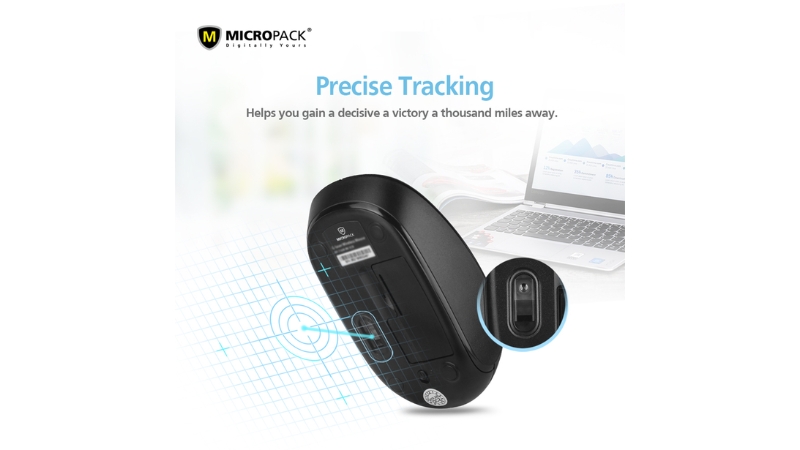 Chuột không dây MicroPack RF2.4G Optical MP-716W-MP-716W PK-8