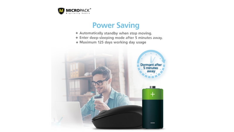 Chuột không dây MicroPack RF2.4G Optical MP-716W-MP-716W PK-9