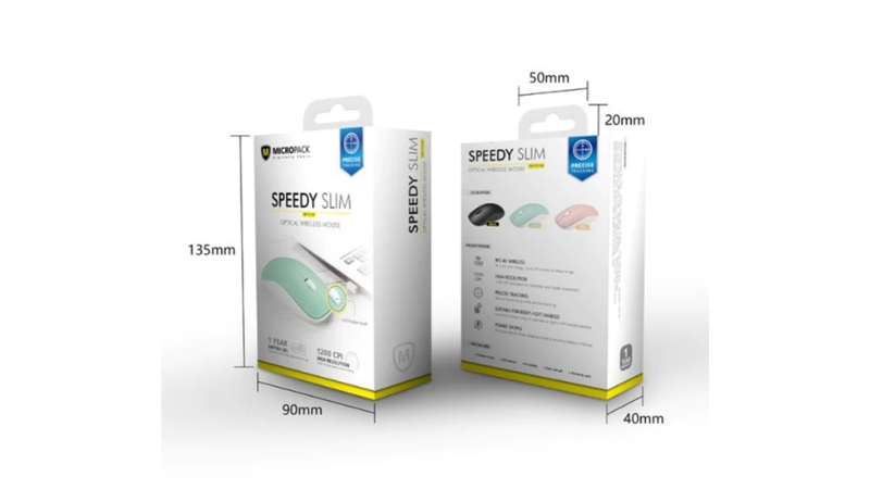 Chuột không dây MicroPack Speedy Silent MP-771W-MP-771W ST GY-8