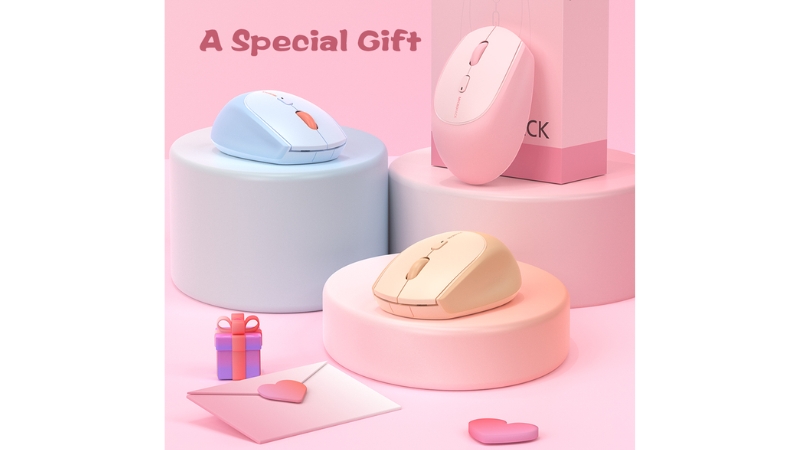 Chuột không dây Bluetooth MicroPack Silent Soft Silicone Lifestyle MS-201W-MS-201W-PK-7