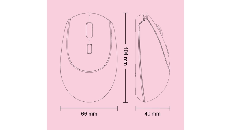 Chuột không dây Bluetooth MicroPack Silent Soft Silicone Lifestyle MS-201W-MS-201W-PK-8