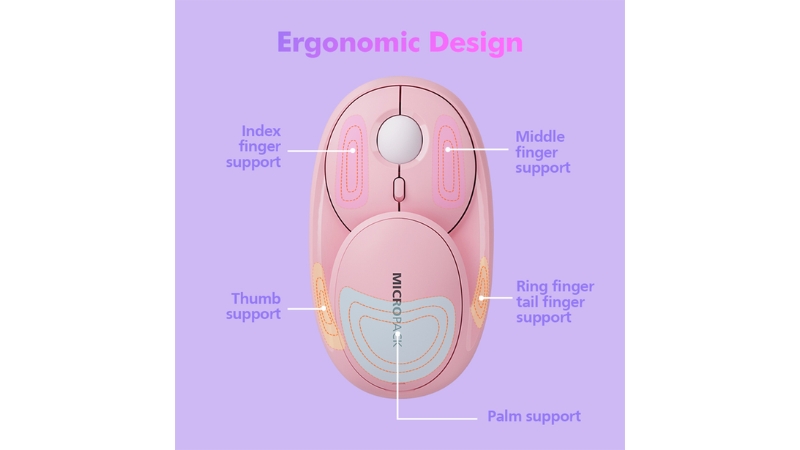 Chuột không dây Bluetooth MicroPack Silent Speed Glass MP-720C-MP-720C-PK-12