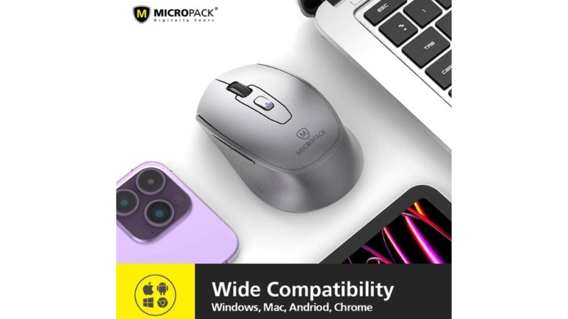 Chuột không dây Bluetooth MicroPack Silent Inspire Pro+ MP-730WT-MP-730WT-GB-5