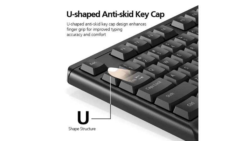 Bộ bàn phím kèm chuột có dây MicroPack Classic Wired Combo KM-2005-KM-2005-EN-BK-3