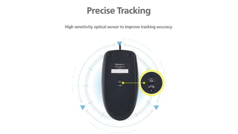 Bộ bàn phím chuột có dây MicroPack Combo Lite Classic Wired KM-2003-KM-2003 EN BK-4