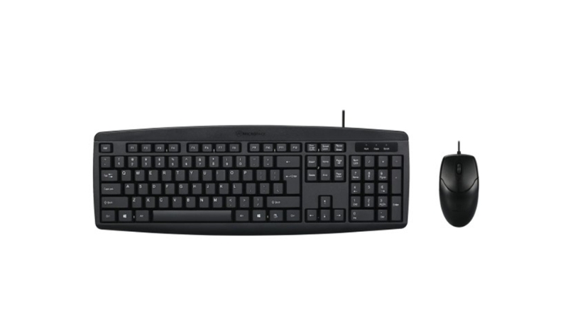 Bộ bàn phím chuột có dây MicroPack Combo Lite Classic Wired KM-2003-KM-2003 EN BK-2