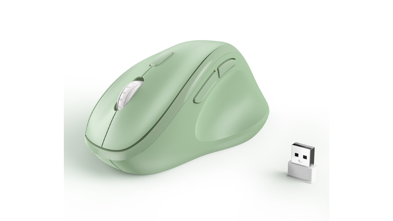 Chuột không dây công thái học MicroPack Silent MP V01W-MP-V01W-GY-11