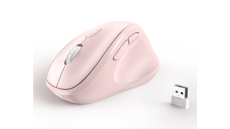 Chuột không dây công thái học MicroPack Silent MP V01W-MP-V01W-GY-7