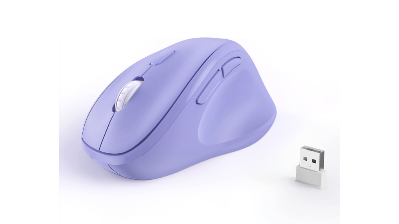 Chuột không dây công thái học MicroPack Silent MP V01W-MP-V01W-GY-8